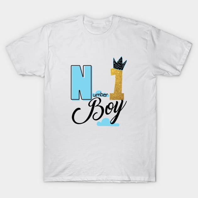 Number one boy. T-Shirt by Andreeastore  